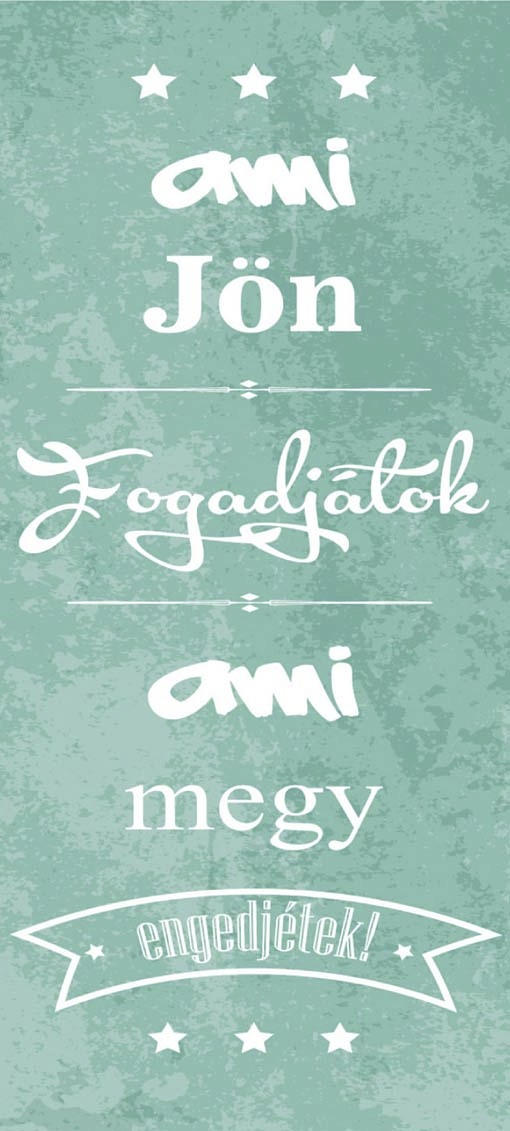 ART PRINT 30/80 cm  - Basics, textil (30/80cm)