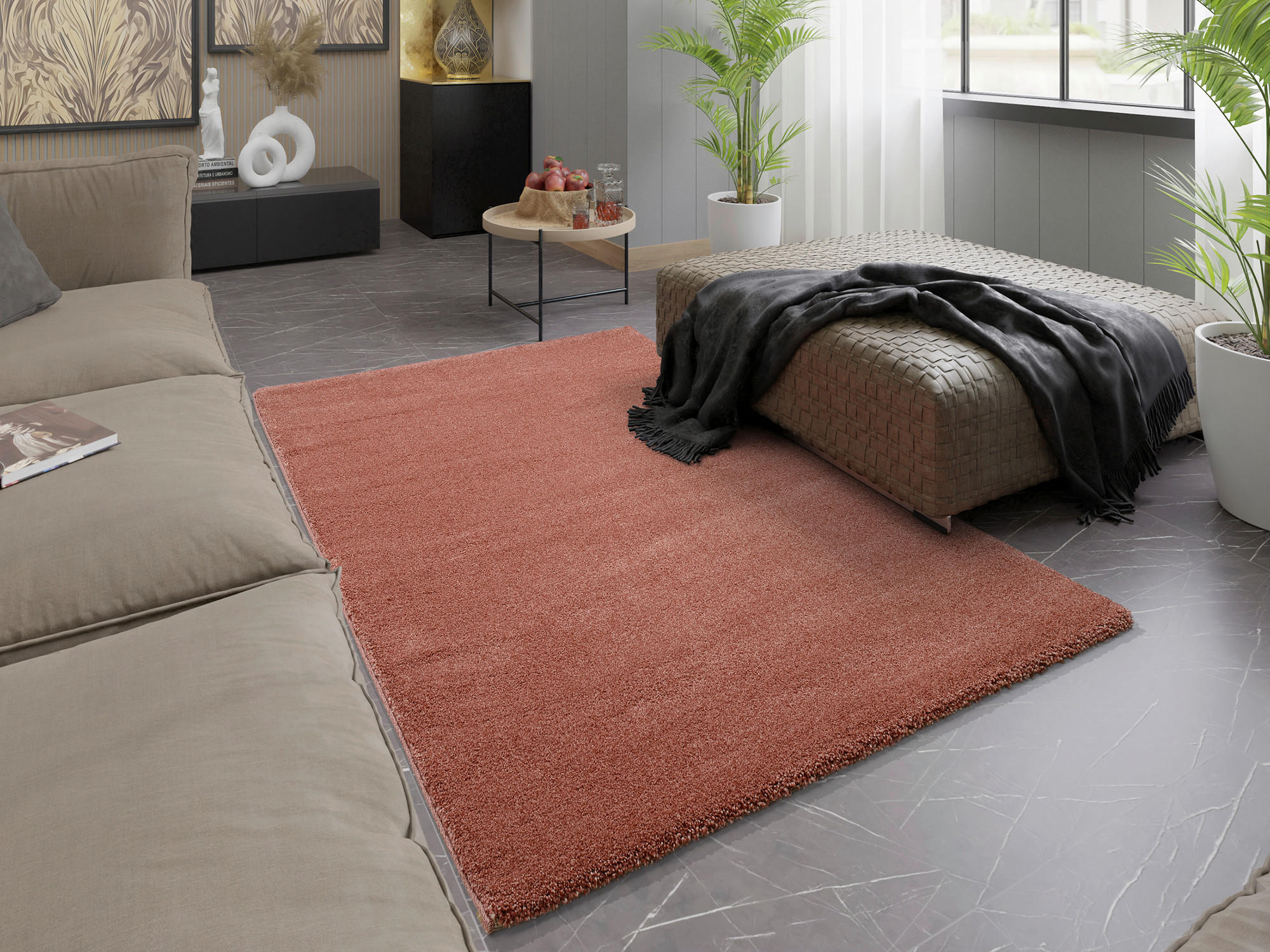 WEBTEPPICH 160/230 cm  - Rot, Basics, Textil (160/230cm) - Novel