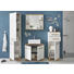 SPIEGEL 80/68/12 cm - Eichefarben/Weiß, Design, Glas/Holzwerkstoff (80/68/12cm) - Xora SPIEGEL 80/68/12 cm - Eichefarben/Weiß, Design, Glas/Holzwerkstoff (80/68/12cm) - Xora