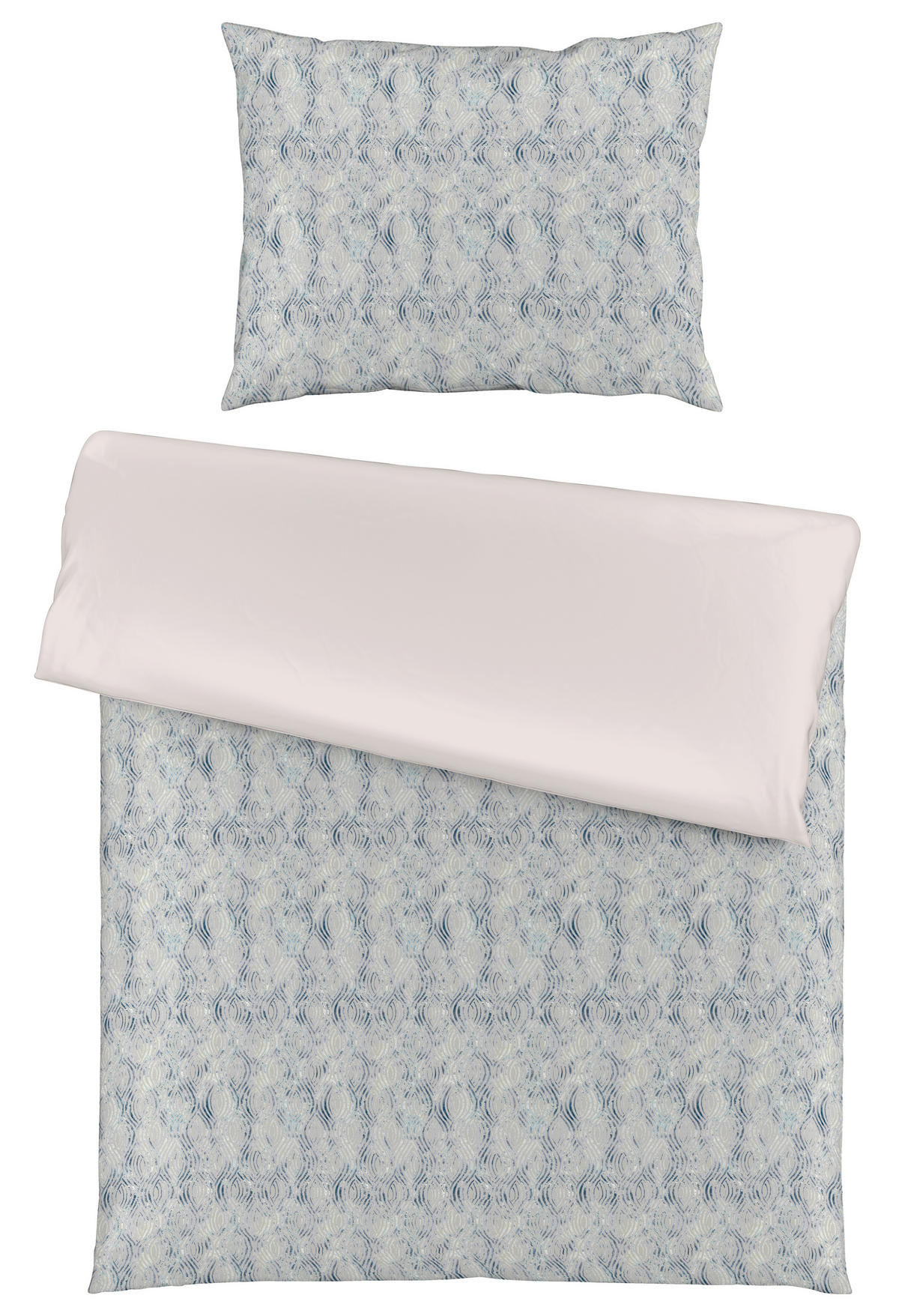 POSTELJNINA DEA 140/200 cm saten svetlo siva  - svetlo siva, Basics, tekstil (140/200cm) - Novel