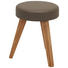 HOCKER in Holz, Textil Schlammfarben, Eichefarben - Schlammfarben/Eichefarben, Natur, Holz/Textil (35/46/35cm) - Linea Natura HOCKER in Holz, Textil Schlammfarben, Eichefarben - Schlammfarben/Eichefarben, Natur, Holz/Textil (35/46/35cm) - Linea Natura