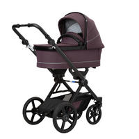 KINDERWAGENSET  Ivy GTR Outdoor  Amethyst  - Aubergine/Schwarz, Basics, Textil (58/116/96cm) - Hartan