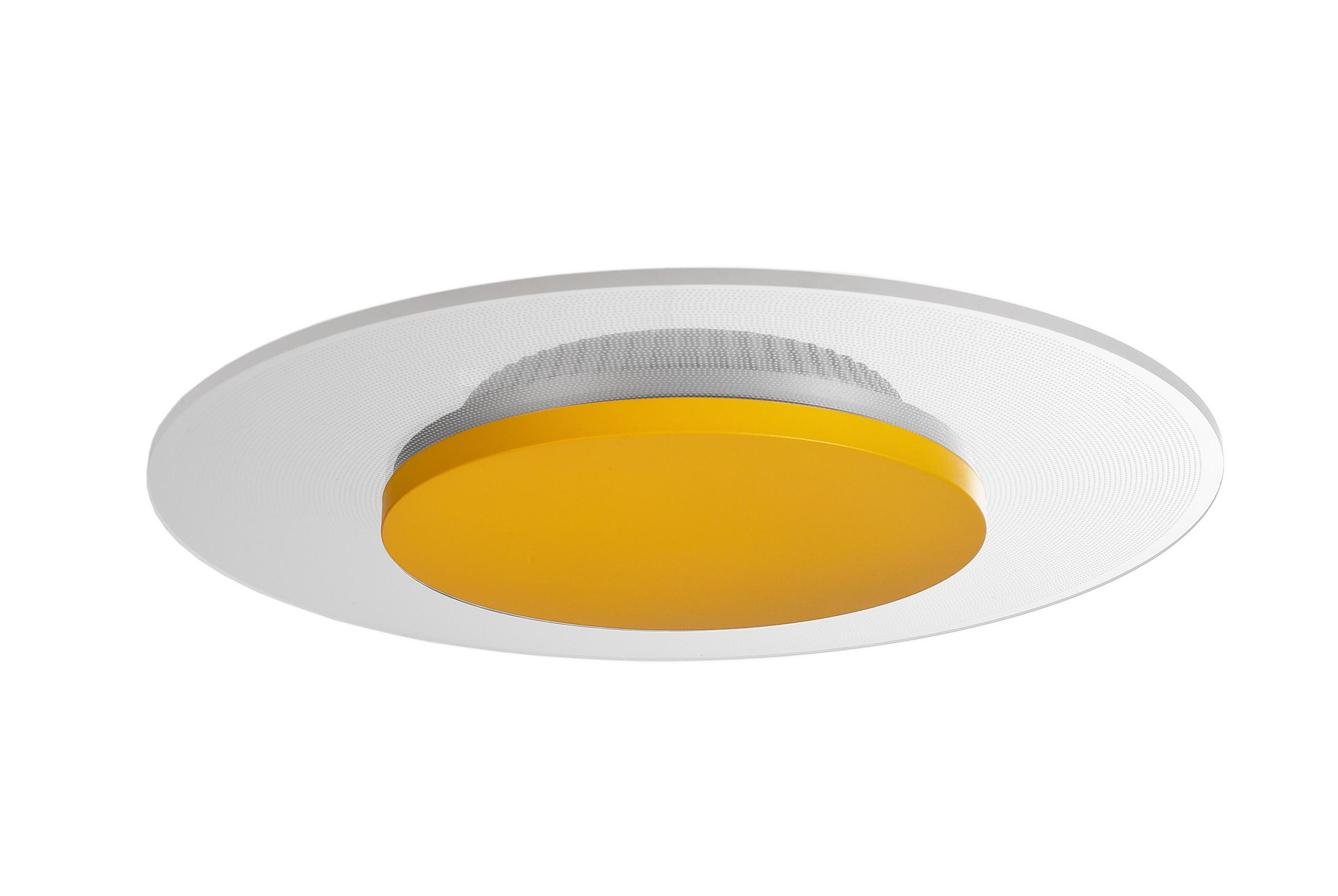 LED-DECKENLEUCHTE Zaniah 29/29/4 cm   - Gelb, KONVENTIONELL, Kunststoff/Metall (29/29/4cm)