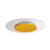 LED-DECKENLEUCHTE Zaniah 29/29/4 cm   - Gelb, KONVENTIONELL, Kunststoff/Metall (29/29/4cm)