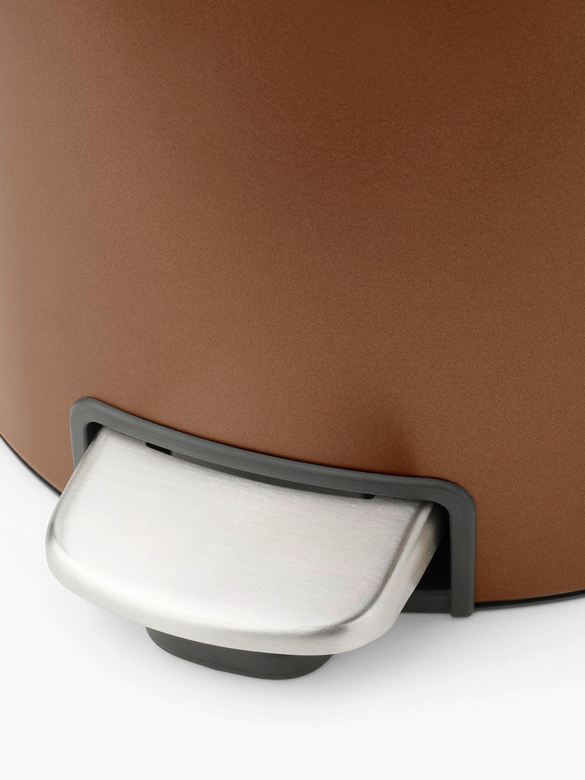 KOŠ S NOŽNOM PAPUČICOM  30 l  New Icon  - brončane boje/antracit, Basics, metal/plastika (29,3/67,9/38cm) - Brabantia