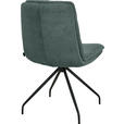 STUHL - Schwarz/Grün, Design, Textil/Metall (49/90/68cm) - Johann Jakob