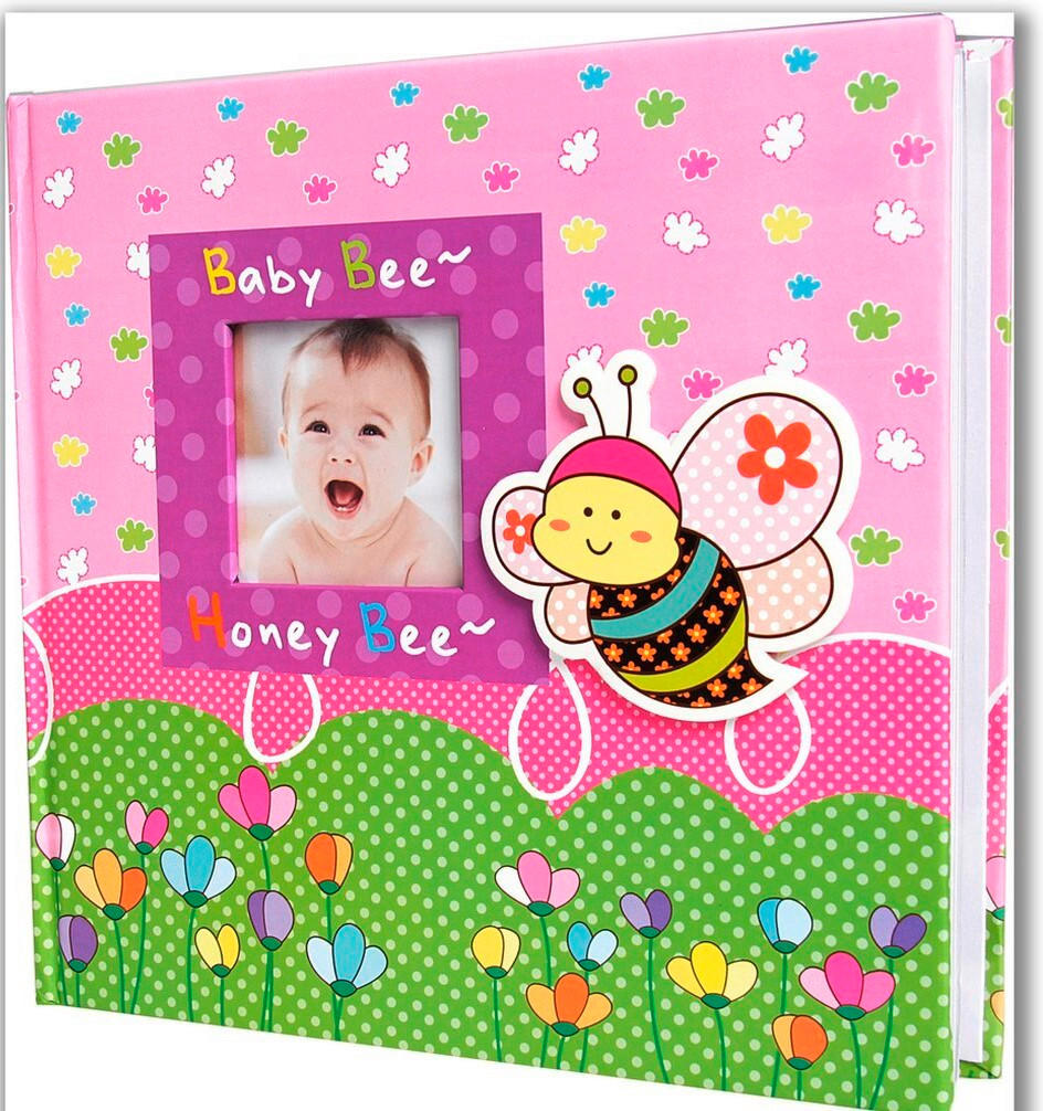 ALBUM ZA FOTOGRAFIJE       5/23,5/22 cm   - roza, Basics, karton (5/23,5/22cm)