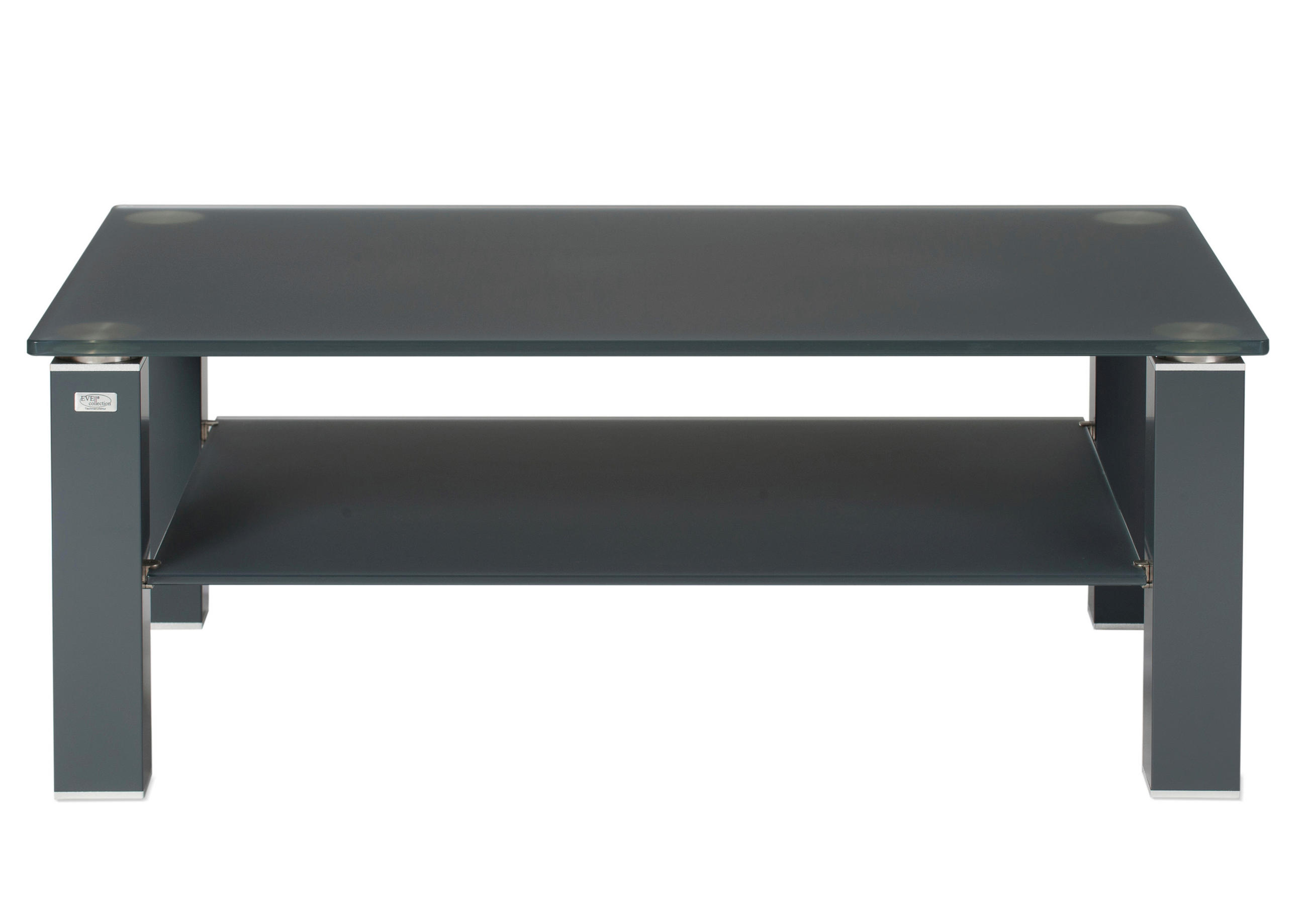 COUCHTISCH in Glas 110/70/43 cm  - Graphitfarben, Design, Glas (110/70/43cm)