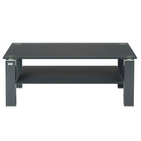 COUCHTISCH in Glas 110/70/43 cm  - Graphitfarben, Design, Glas (110/70/43cm)