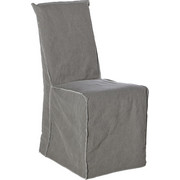 STUHL Buche massiv Anthrazit - Anthrazit, Trend, Holz/Textil (50/96/60cm) - Ambia Home