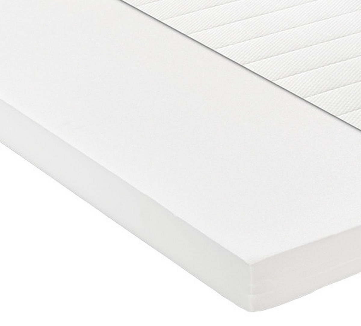 KINDERMATRATZE 90/200 cm, Höhe ca. 11 cm  - Weiß, Basics, Textil (90/200cm) - home24