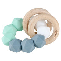 BEIßRING - Weiß/Kernbuche, Basics, Holz/Kunststoff (7/7/3,3cm) - Avelia