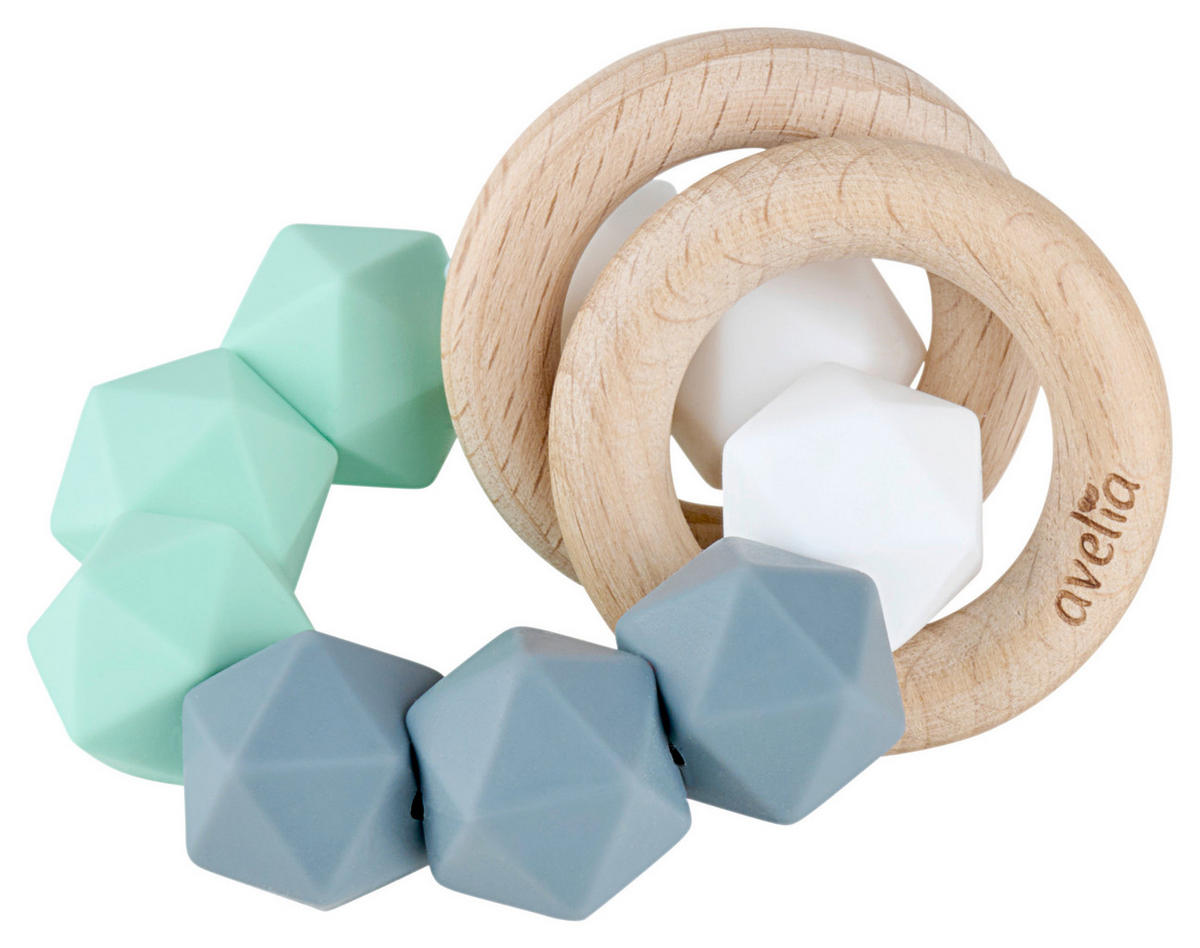 BEIßRING - Weiß/Kernbuche, Basics, Holz/Kunststoff (7/7/3,3cm) - Avelia