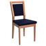 STUHL in Holz, Textil Buchefarben, Dunkelblau - Buchefarben/Dunkelblau, MODERN, Holz/Textil (56/93/58cm) - Venda STUHL in Holz, Textil Buchefarben, Dunkelblau - Buchefarben/Dunkelblau, MODERN, Holz/Textil (56/93/58cm) - Venda