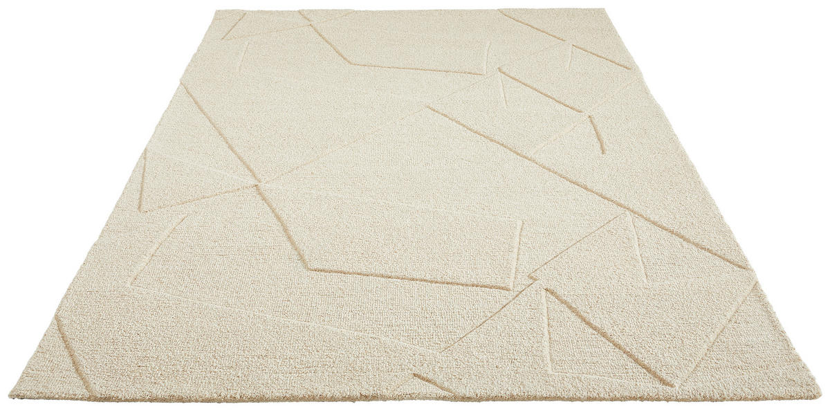 WOLLTEPPICH 160/230 cm Weiß  - Weiß, Design, Textil (160/230cm) - Linea Natura
