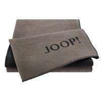 ODEJA 150/200 cm antracit, rjavosiva  - rjavosiva/antracit, Konvencionalno, tekstil (150/200cm) - Joop!