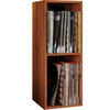 SCHALLPLATTENREGAL Nussbaumfarben  - Nussbaumfarben, Basics, Holzwerkstoff (34/72/30cm) - MID.YOU