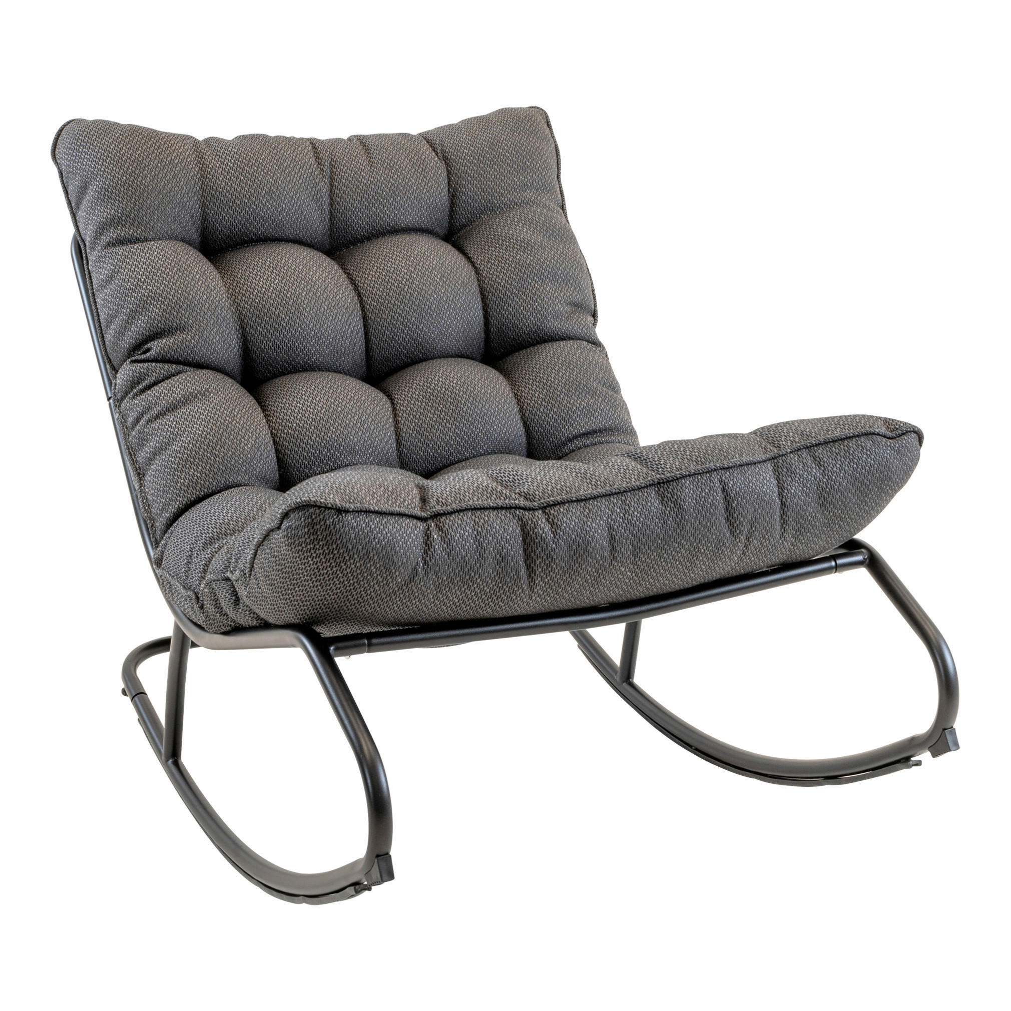 Ambia Garden ZAHRADNÍ HOUPACÍ KŘESLO kov, textil