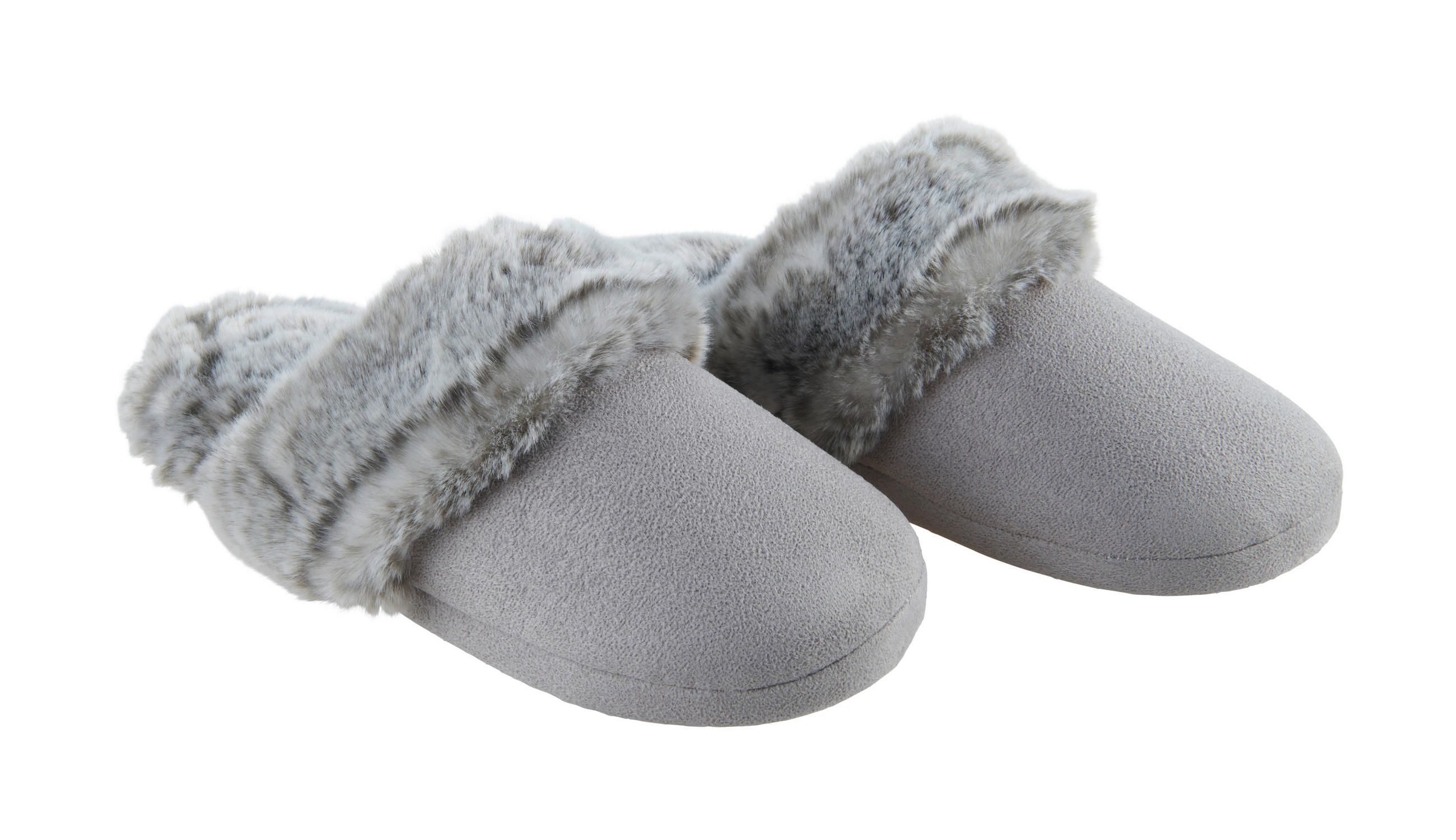 HAUSSCHUHE Slipper Silberfarben  - Silberfarben, KONVENTIONELL, Textil - Ambiente