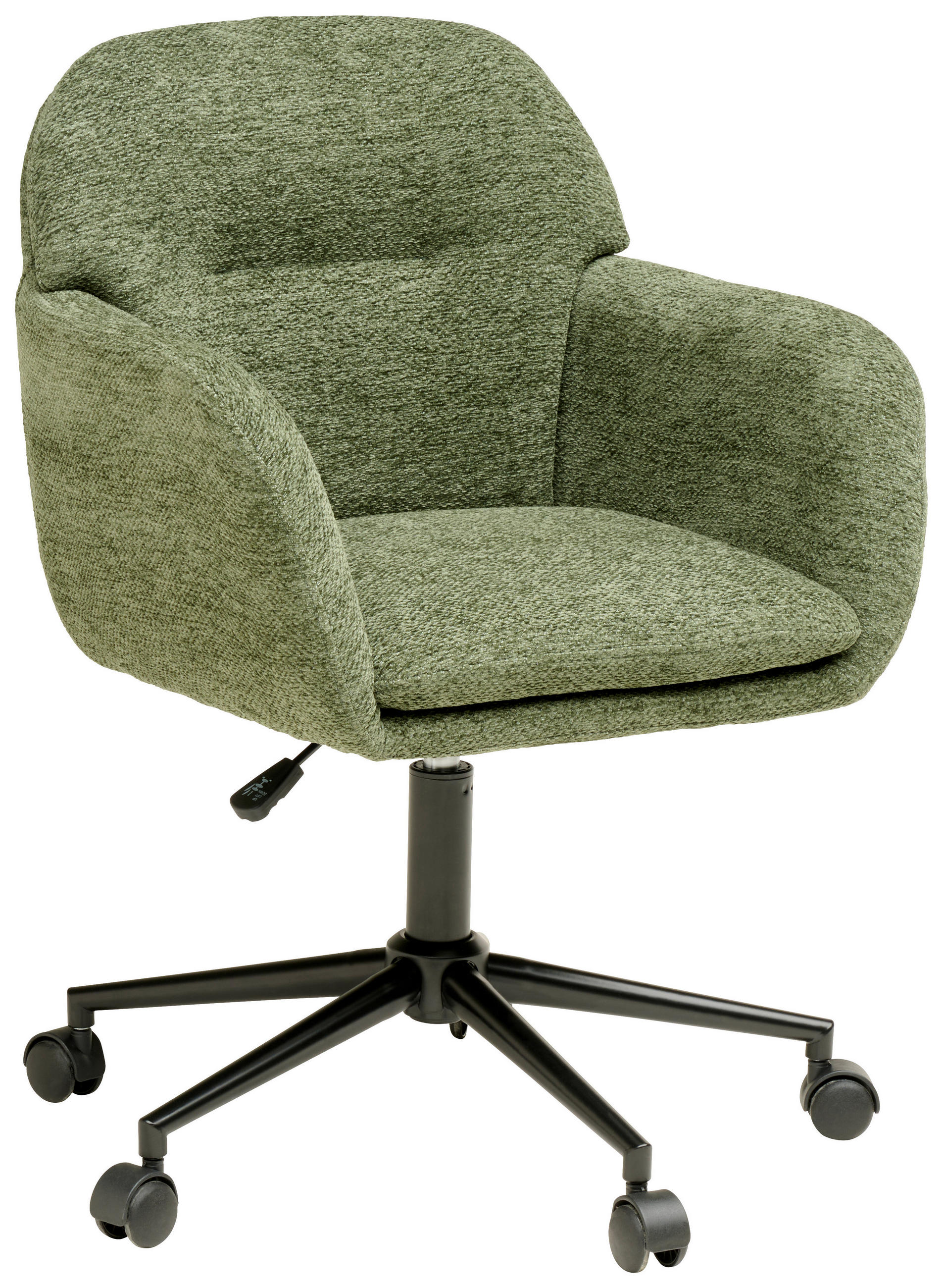 Livetastic OTOČNÁ ŽIDLE, tkaná látka, zelená