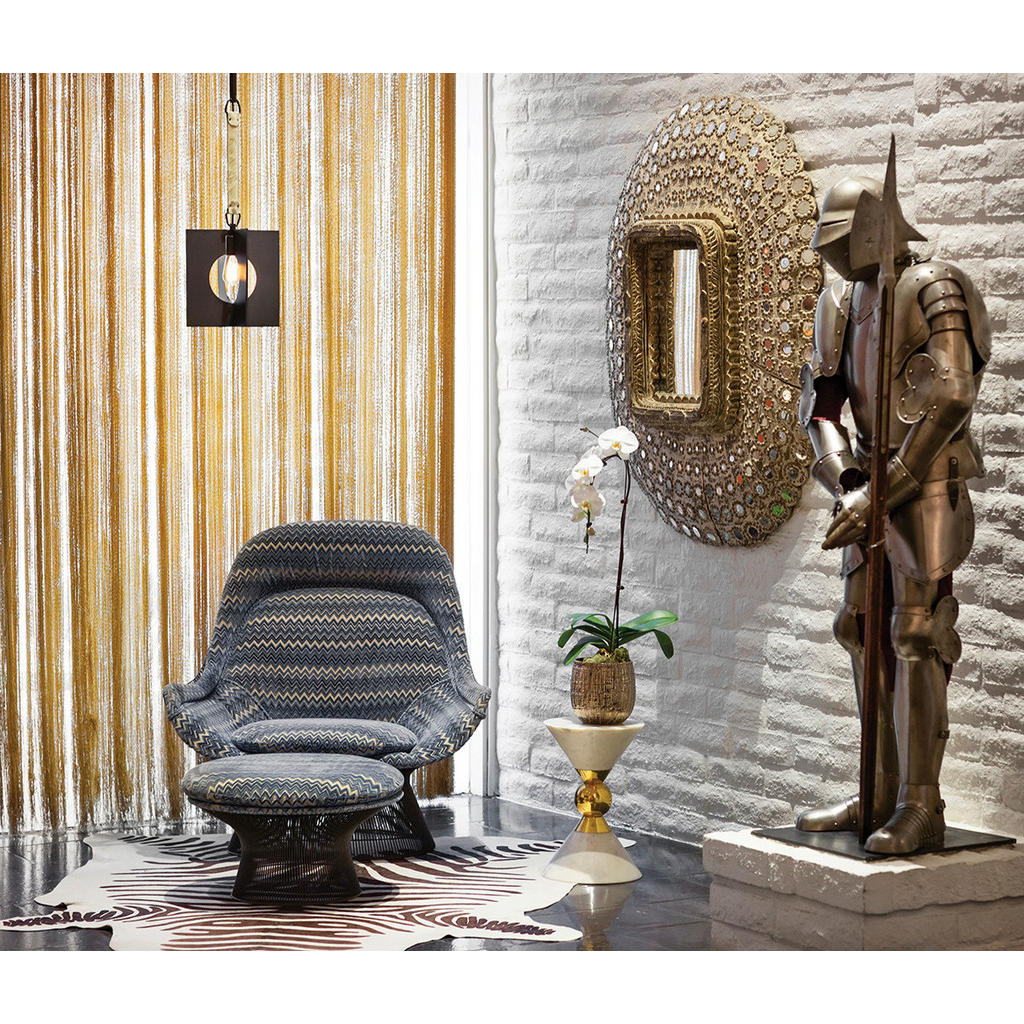 Thumbnail - Elstead Lighting Hängeleuchte Elstead Ludlow, Graphit, Metall, Leder, 76.6 cm, Grüner Punkt, RoHS, höhenverstellbar, Lam...