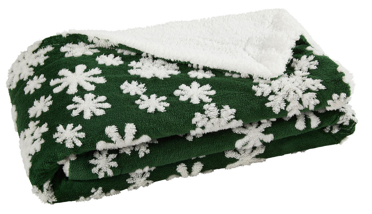 WOHNDECKE 150/200 cm  - Grün, Textil (150/200cm) - X-Mas