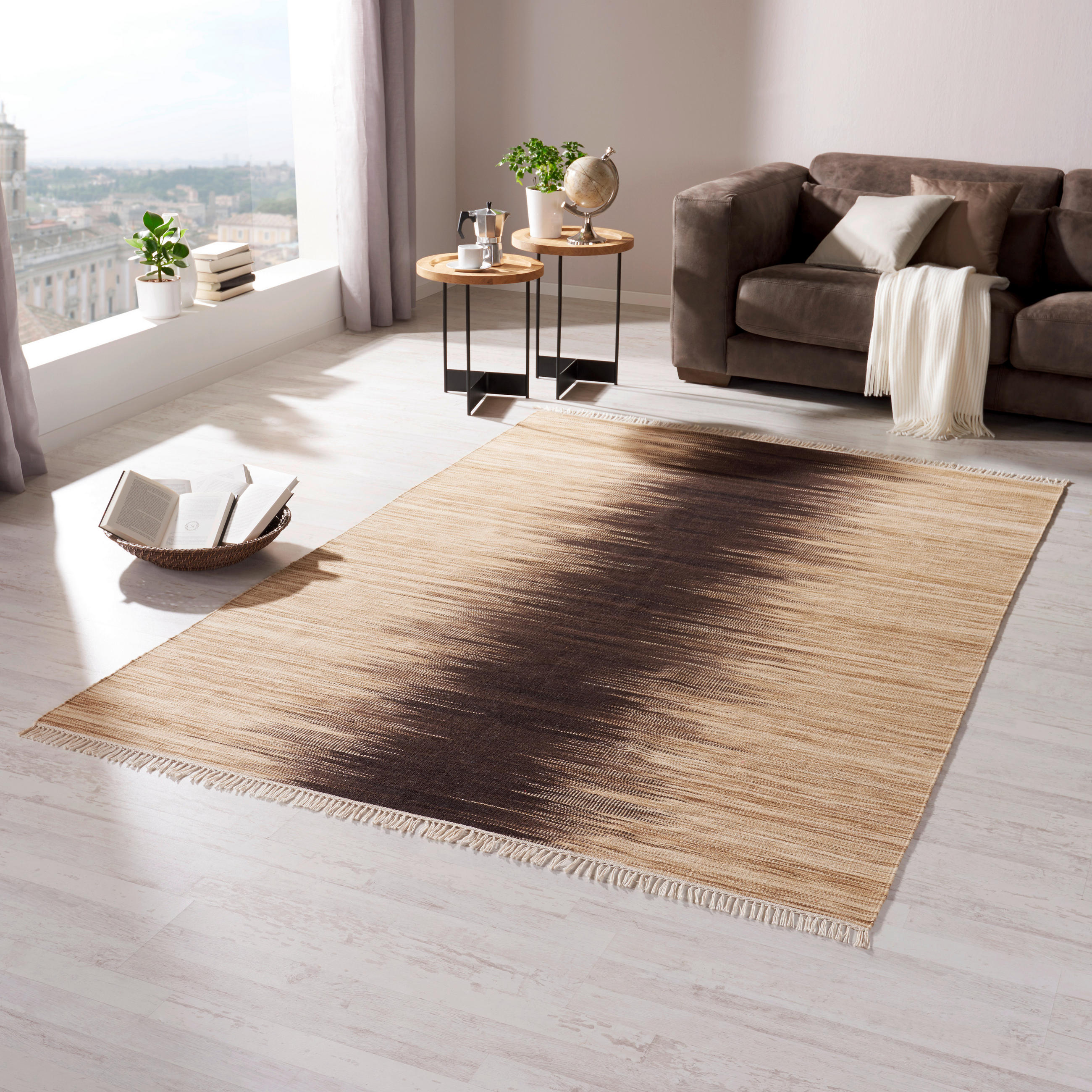 ORIENTTEPPICH 90/160 cm Country Life  - Beige/Braun, Lifestyle, Textil (90/160cm) - Cazaris