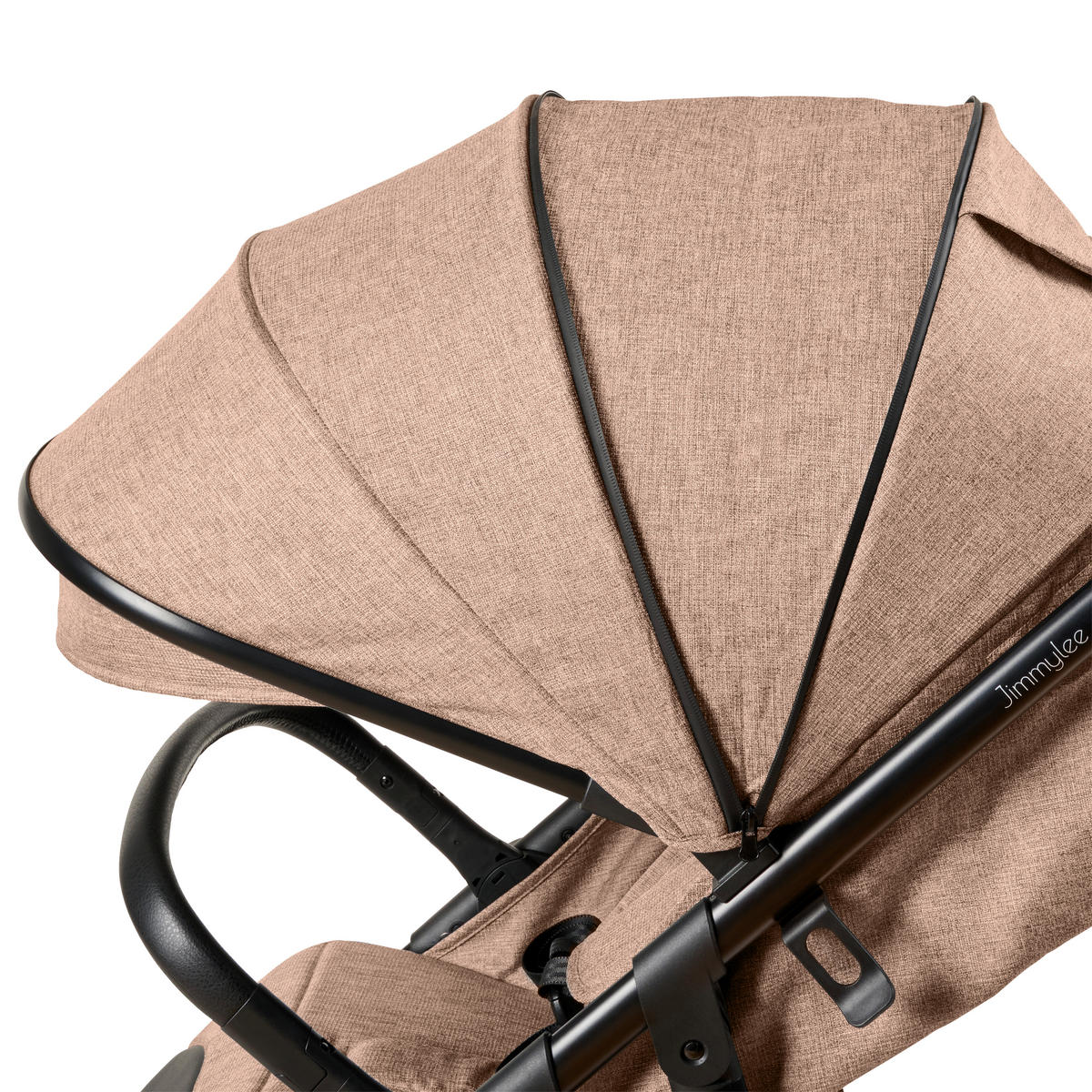 BUGGY  - Beige/Schwarz, Trend, Kunststoff/Textil (55/56/107cm) - Jimmylee