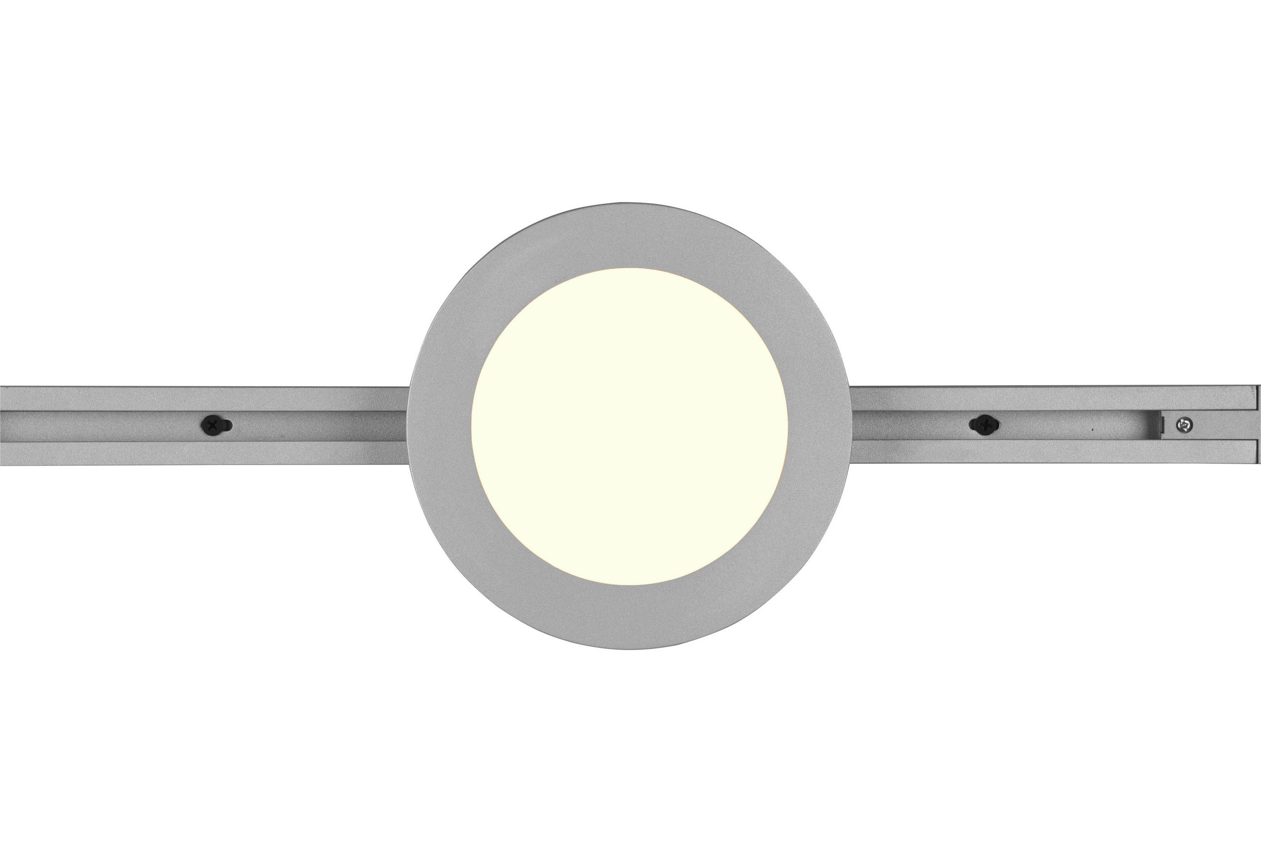 STROPNÉ SVIETIDLO, 17,0/2,9 cm  - titánová, Basics, plast (17,0/2,9cm) - Trio Leuchten