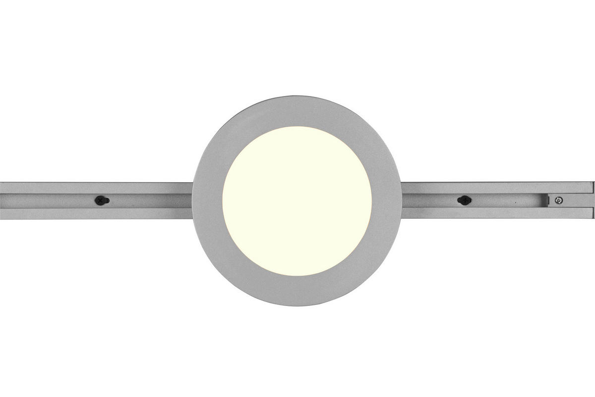 STROPNÉ SVIETIDLO, 17,0/2,9 cm  - titánová, Basics, plast (17,0/2,9cm) - Trio Leuchten