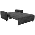 SCHLAFSOFA  in Chenille Schwarz  - Schwarz, KONVENTIONELL, Kunststoff/Textil (161/90/108cm) - Carryhome