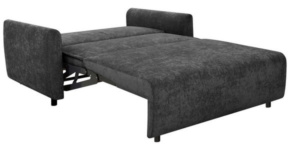 SCHLAFSOFA  in Chenille Schwarz  - Schwarz, KONVENTIONELL, Kunststoff/Textil (161/90/108cm) - Carryhome