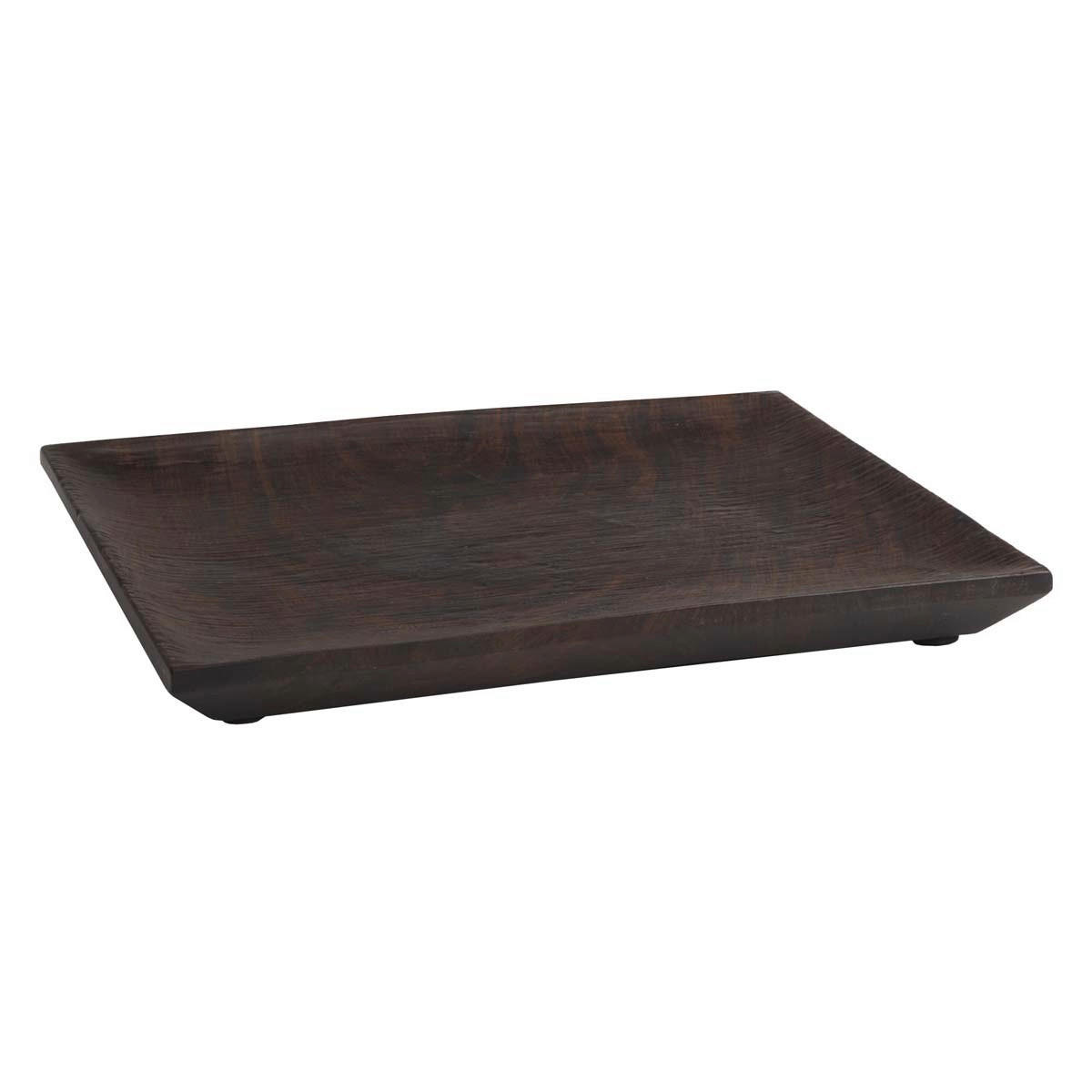 DEKOTABLETT - Dunkelbraun, Basics, Holz (20/2,5/25,5cm) - Aquanova