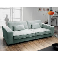 BIGSOFA ARLINGTON Bouclé Anthrazit  - Anthrazit/Schwarz, KONVENTIONELL, Kunststoff/Textil (273/74/110cm) - Livetastic