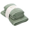 SADA RUČNÍKŮ A OSUŠEK, zelená - zelená, Basics, textil - Vossen
