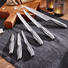 MESSERSET 6-teilig - Edelstahlfarben, Basics, Metall (36,3/27/2,5cm)