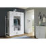 GARDEROBE - Eichefarben/Weiß, Design, Holzwerkstoff (80/185/54cm) - Xora GARDEROBE - Eichefarben/Weiß, Design, Holzwerkstoff (80/185/54cm) - Xora
