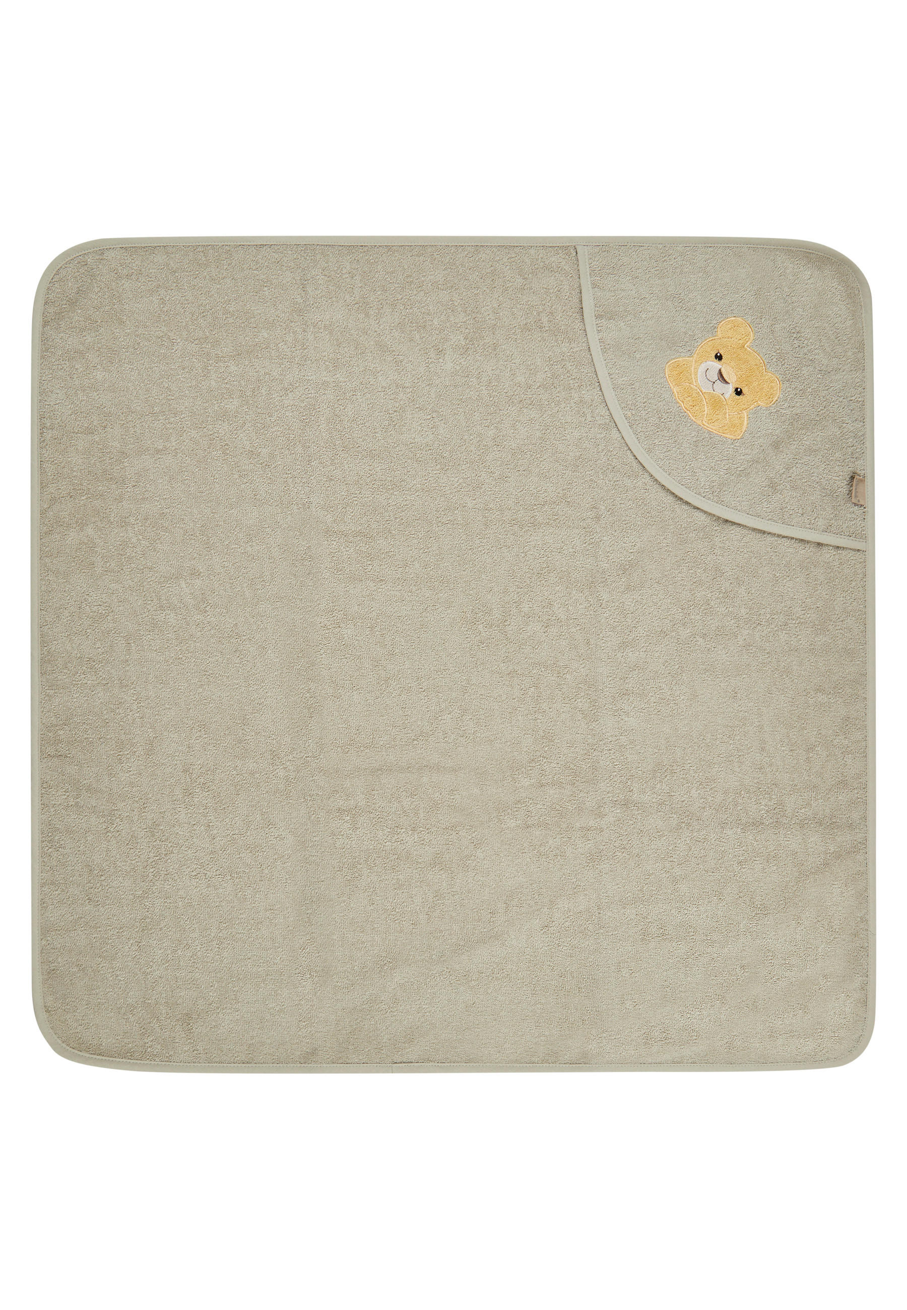 KAPUZENBADETUCH Löwe Leo  - Mintgrau, Basics, Textil (80/80/0,5cm) - Sterntaler