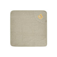 KAPUZENBADETUCH Löwe Leo  - Mintgrau, Basics, Textil (80/80/0,5cm) - Sterntaler