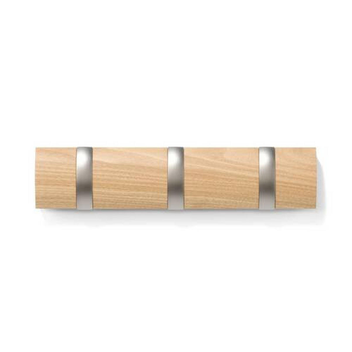 GARDEROBENLEISTE  in Esche Kernbuche  - Kernbuche, KONVENTIONELL, Holz/Kunststoff (30.48/6.35/3.175cm) - Umbra