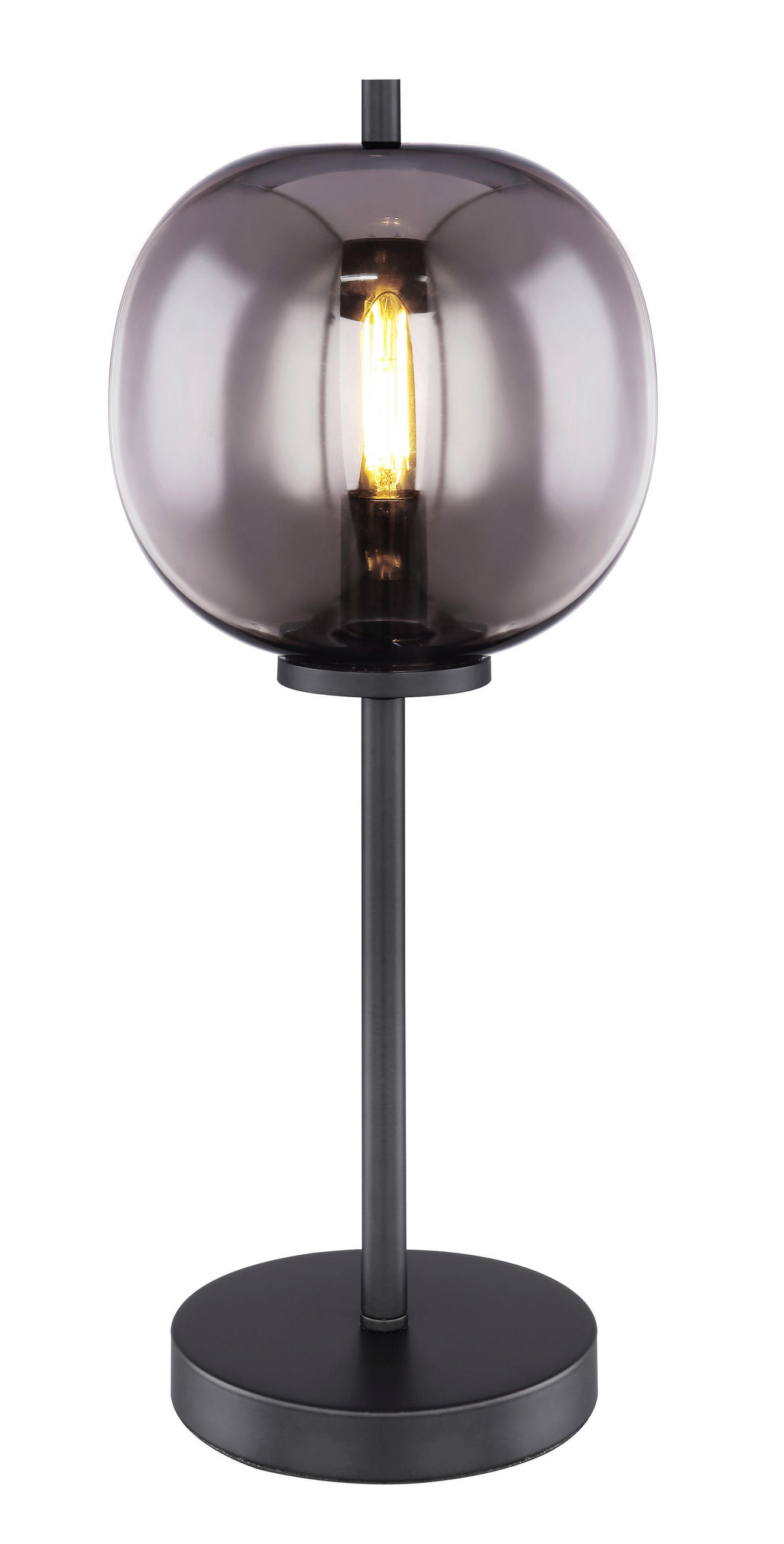 BORDSLAMPA 18,5/45 cm   - svart, Design, metall/glas (18,5/45cm) - Dieter Knoll