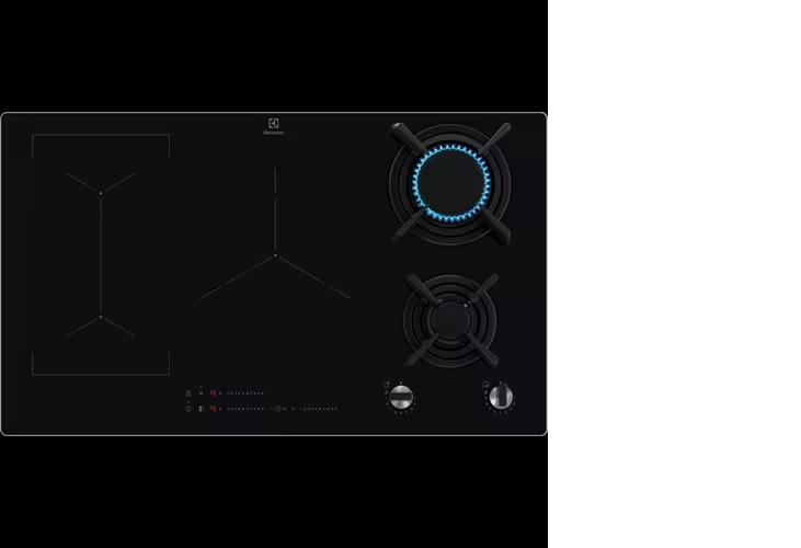 PLITĂ PE GAZ - negru, Modern - Electrolux