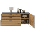 KOMMODE  in 181,9/74,5/45,2 cm  - Wildeiche/Schwarz, Design, Holz/Metall (181,9/74,5/45,2cm) - Valnatura