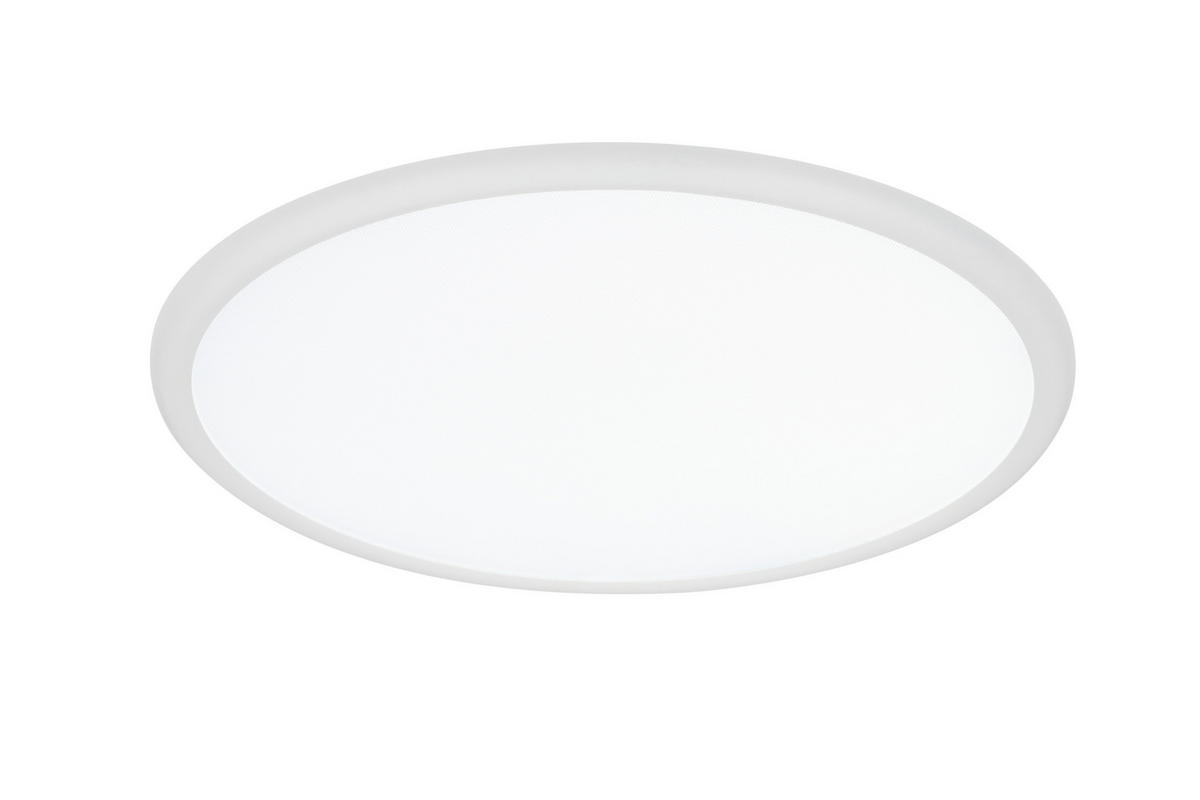 LED-DECKENLEUCHTE Arcalis 45/5,2 cm  - Weiß, Design, Kunststoff/Metall (45/5,2cm) - Novel