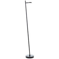 LED-STEHLEUCHTE 24,6/135/20 cm   - Schwarz, KONVENTIONELL, Kunststoff/Metall (24,6/135/20cm) - Brilliant