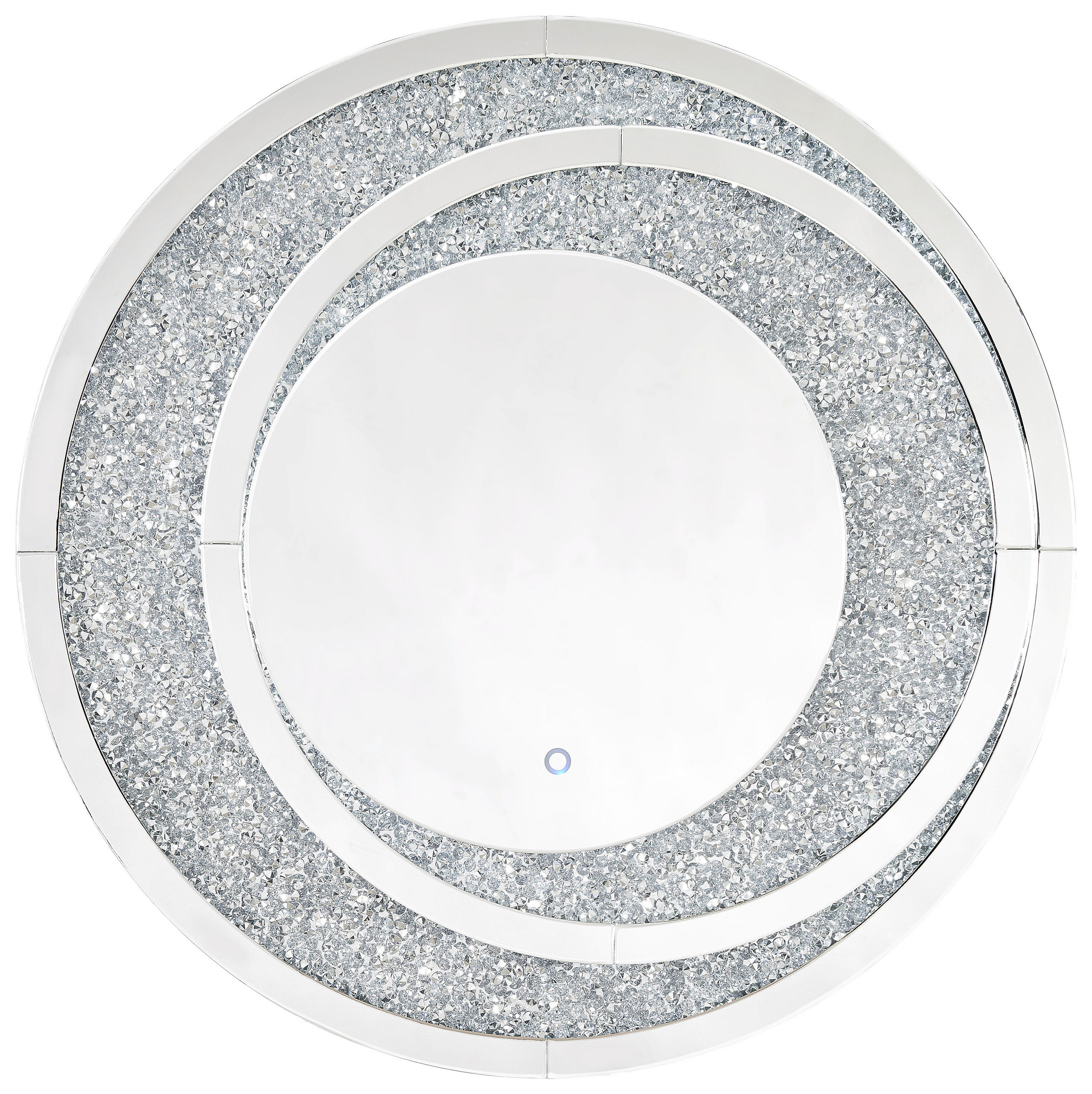 WANDSPIEGEL 90/90/4,6 cm    - Silberfarben, LIFESTYLE, Glas/Holzwerkstoff (90/90/4,6cm) - Xora