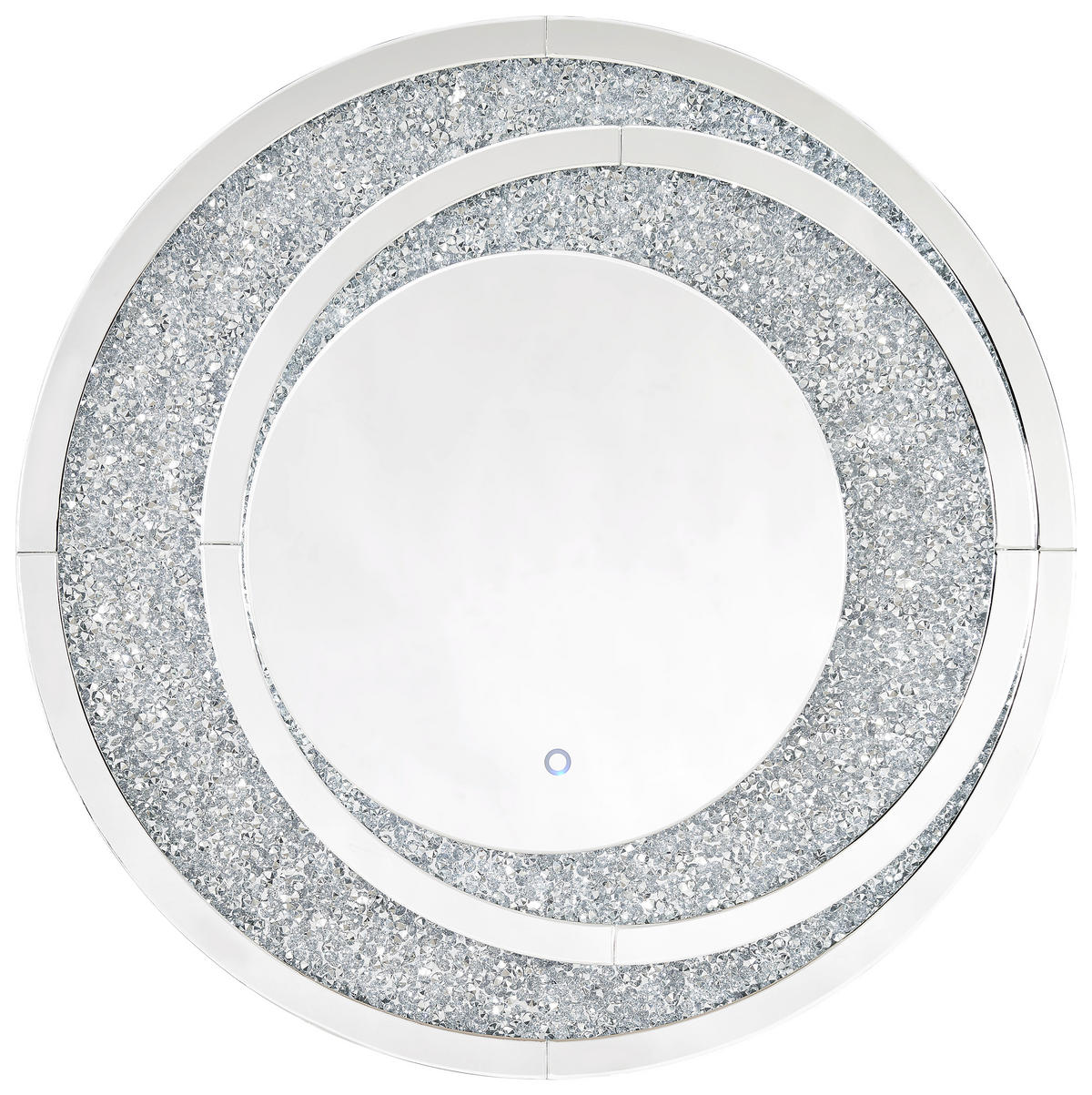 WANDSPIEGEL 90/90/4,6 cm    - Silberfarben, LIFESTYLE, Glas/Holzwerkstoff (90/90/4,6cm) - Xora