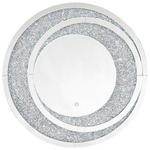 WANDSPIEGEL 90/90/4,6 cm    - Silberfarben, LIFESTYLE, Glas/Holzwerkstoff (90/90/4,6cm) - Xora