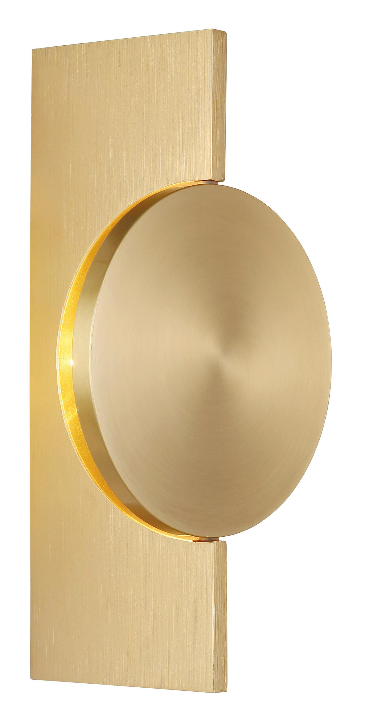 LED-WANDLEUCHTE Jasper 10/28 cm  - Messingfarben, Design, Metall (10/28cm) - Globo