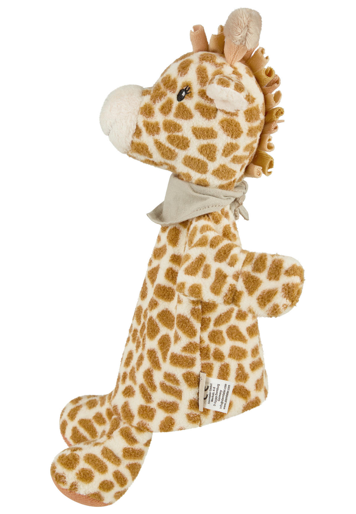 HANDPUPPE - Dunkelgelb, Basics, Textil (33/16/10cm) - Sterntaler